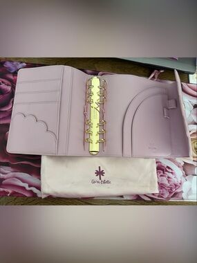 Aura Estelle soft Pink Ring Planner, B6, vegan leather